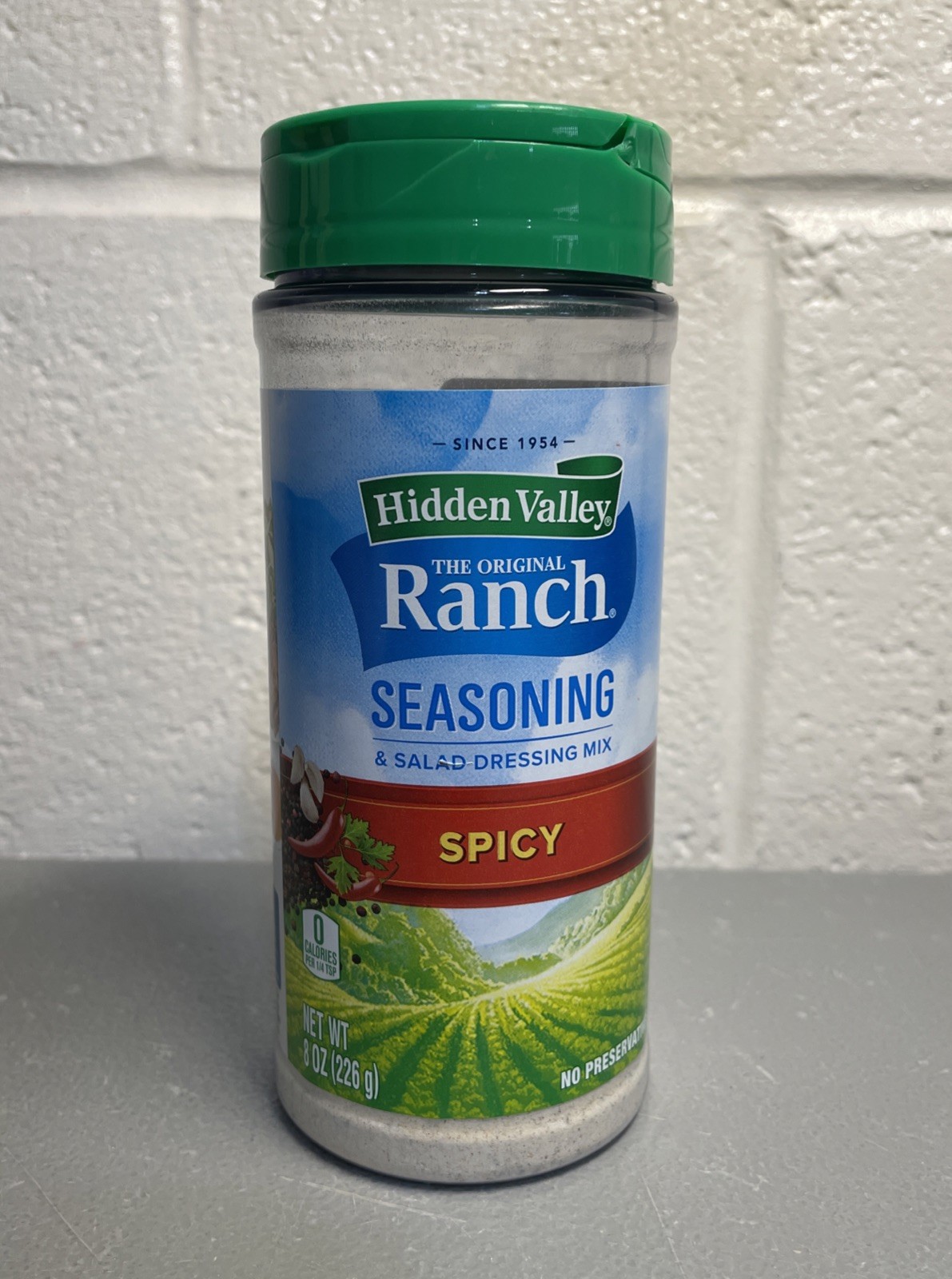 Hidden Valley SPICY RANCH Seasoning Salad Dressing & Dip Mix 8oz BB: 8/13/26