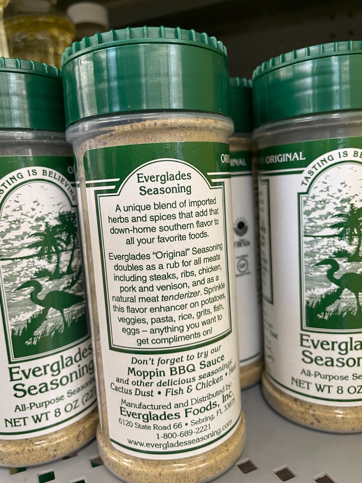 Everglades Seasoning Original All-Purpose 8 oz (5 Pack) Gluten-Free Southern