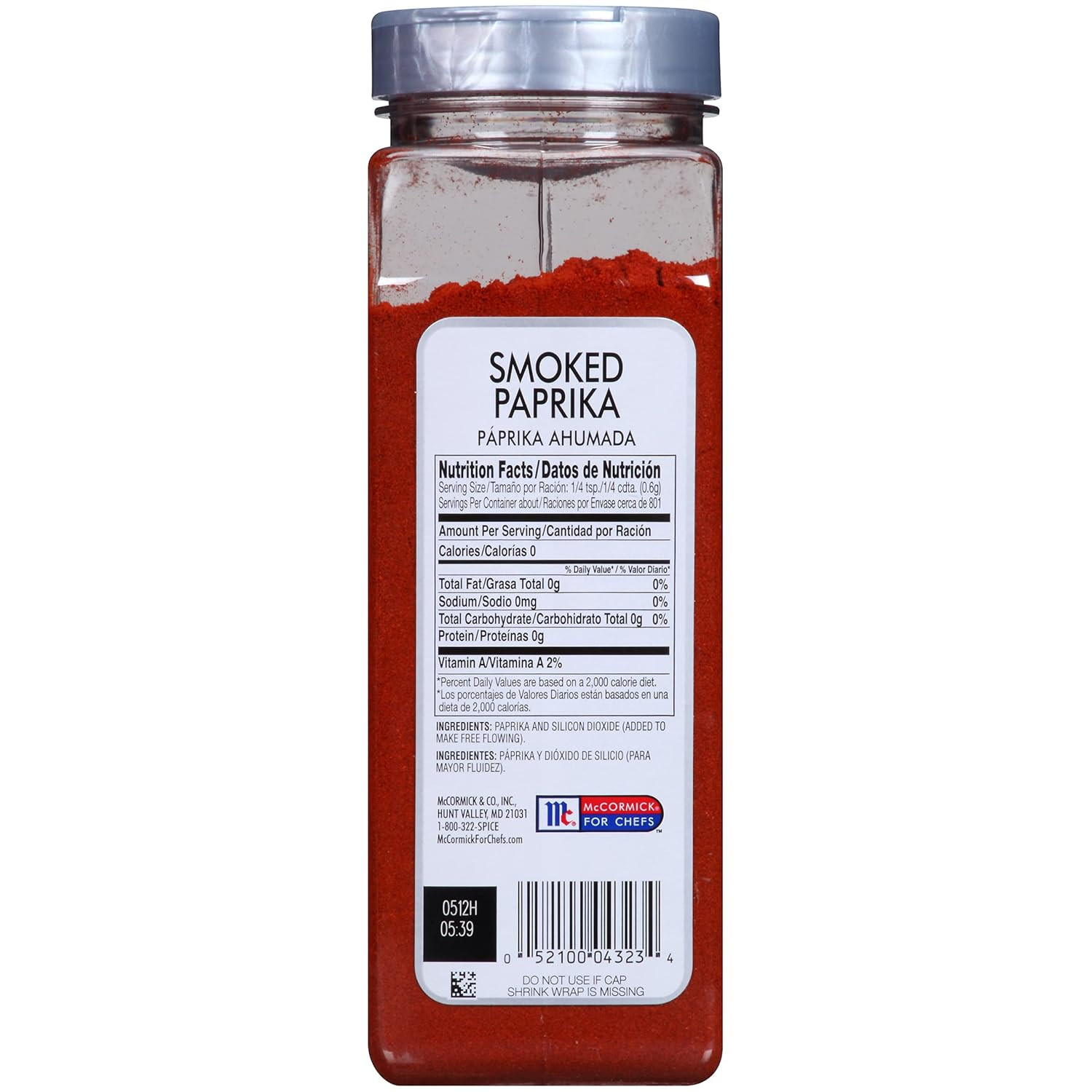 Mccormick Culinary Smoked Paprika 17oz Sweet Smoky Spice for Meats