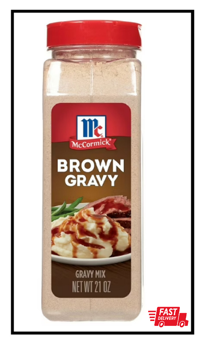 2 PACK – McCormick Brown Gravy Mix (21 oz.) Total 42 oz. FREE SHIPPING