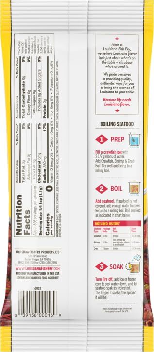 64 Ounce Seafood Boil Seasoning Versatile Easy Use Enhances Natural Flavors