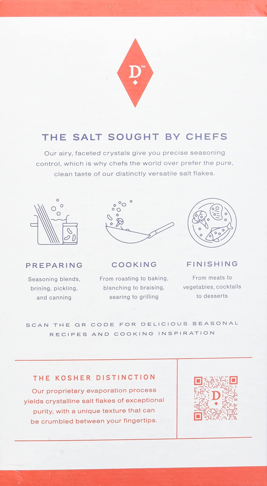 48 Ounce Culinary Salt No Hydrogenated Fats No High Fructose Corn Syrup