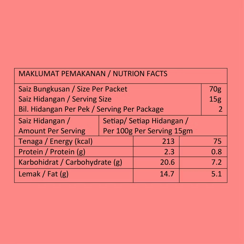 Adabi Grilled Fish Paste Perencah Ikan Bakar 70gX 5 Pack Halal Malaysia
