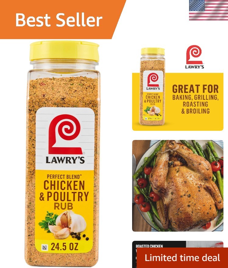 Perfect Blend Chicken & Poultry Rub, 24.5 oz