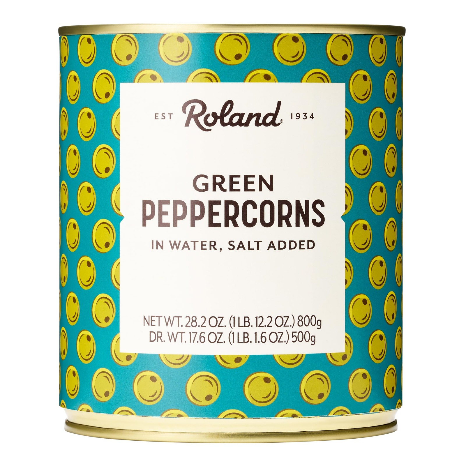 Roland Foods Green Peppercorns in Brine, Specialty 30 Ounce (Pack of 1)