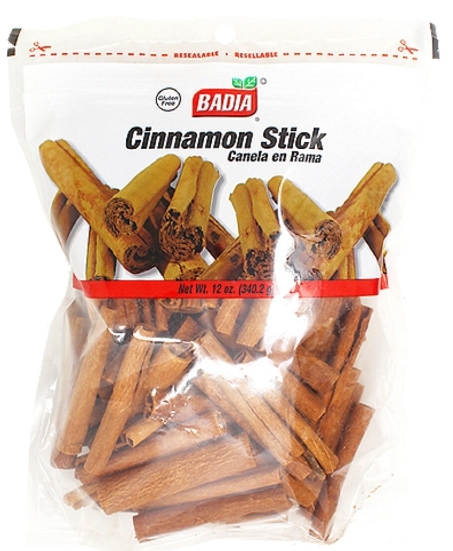 Badia Cinnamon Sticks Bag Zipper Pack (12 oz bag)