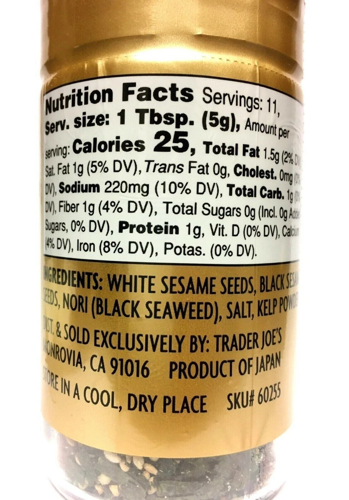 2 Jars- Trader Joe’s Furikake Nori Komi Japanese Seasoning No MSG 1.95oz