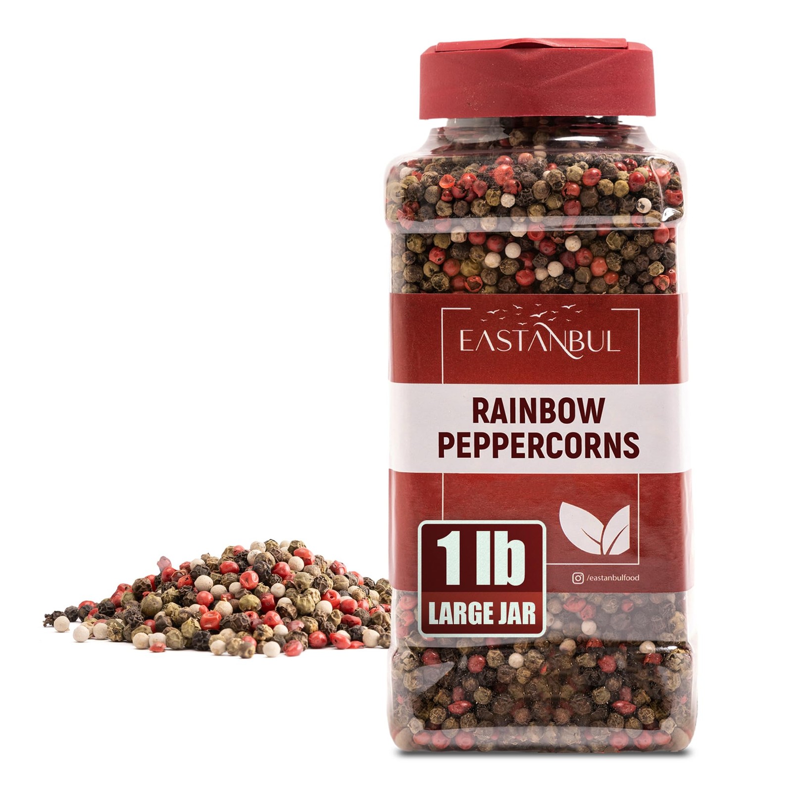 Rainbow Peppercorns for Grinder Refill, 1lb, Peppercorns Whole Rainbow White,…