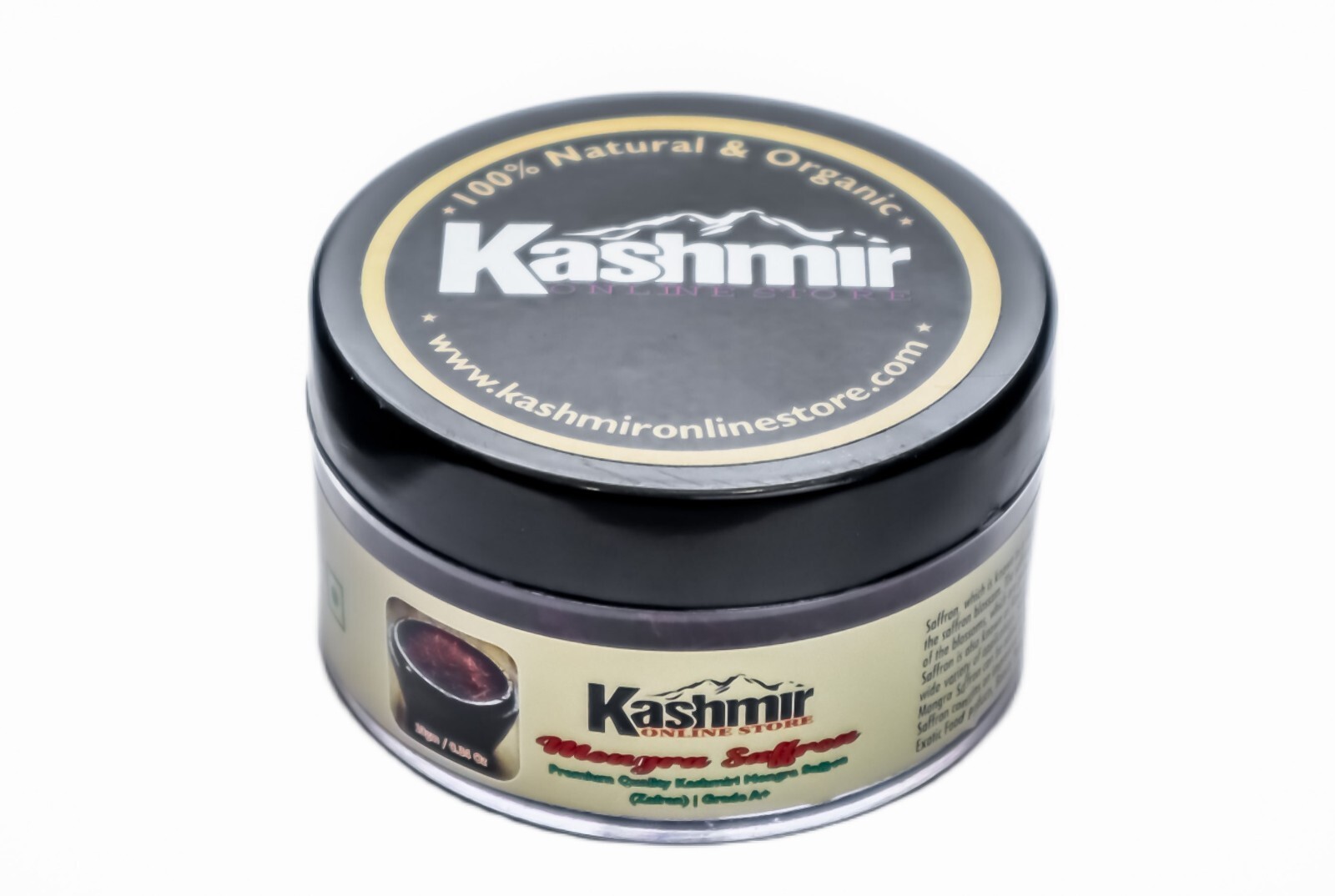 Premium 10g Kashmiri Kesar – A+ Grade Pure Saffron Threads Box Packaging .