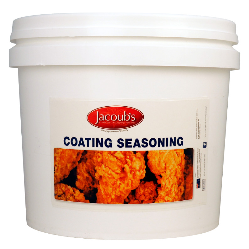 Jacoubs Southern Fried Chicken Coating Seasoning Mild 8kg Pail Bulk KFC Style