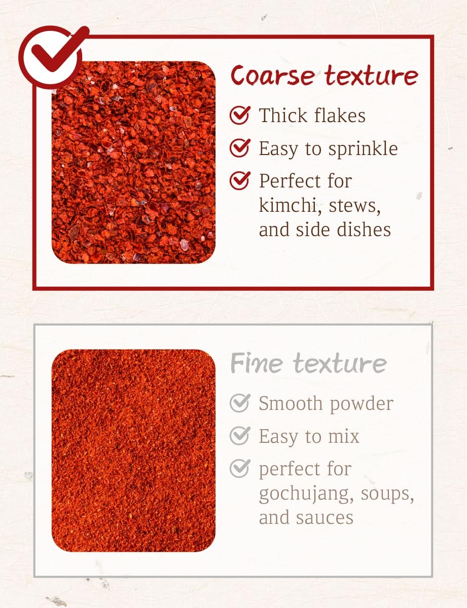 NICE WITCH’S 100% Natural Dried Red Pepper Flakes 500g 1.1 lb – Perfect for K…