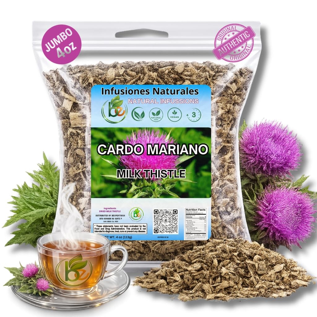 Cardo Mariano Mexican Herbal Tea – 4 oz (113g) – Authentic 100% Natural 4oz