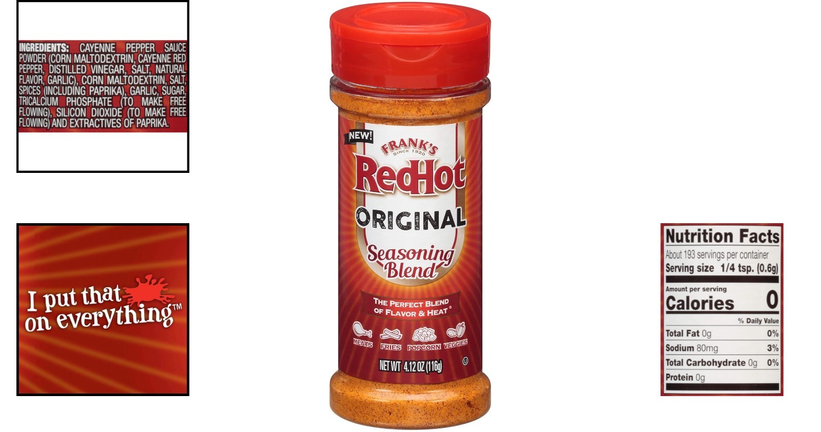 Elevate Your Cooking with Frank’s RedHot 4.12 oz Seasoning Blend
