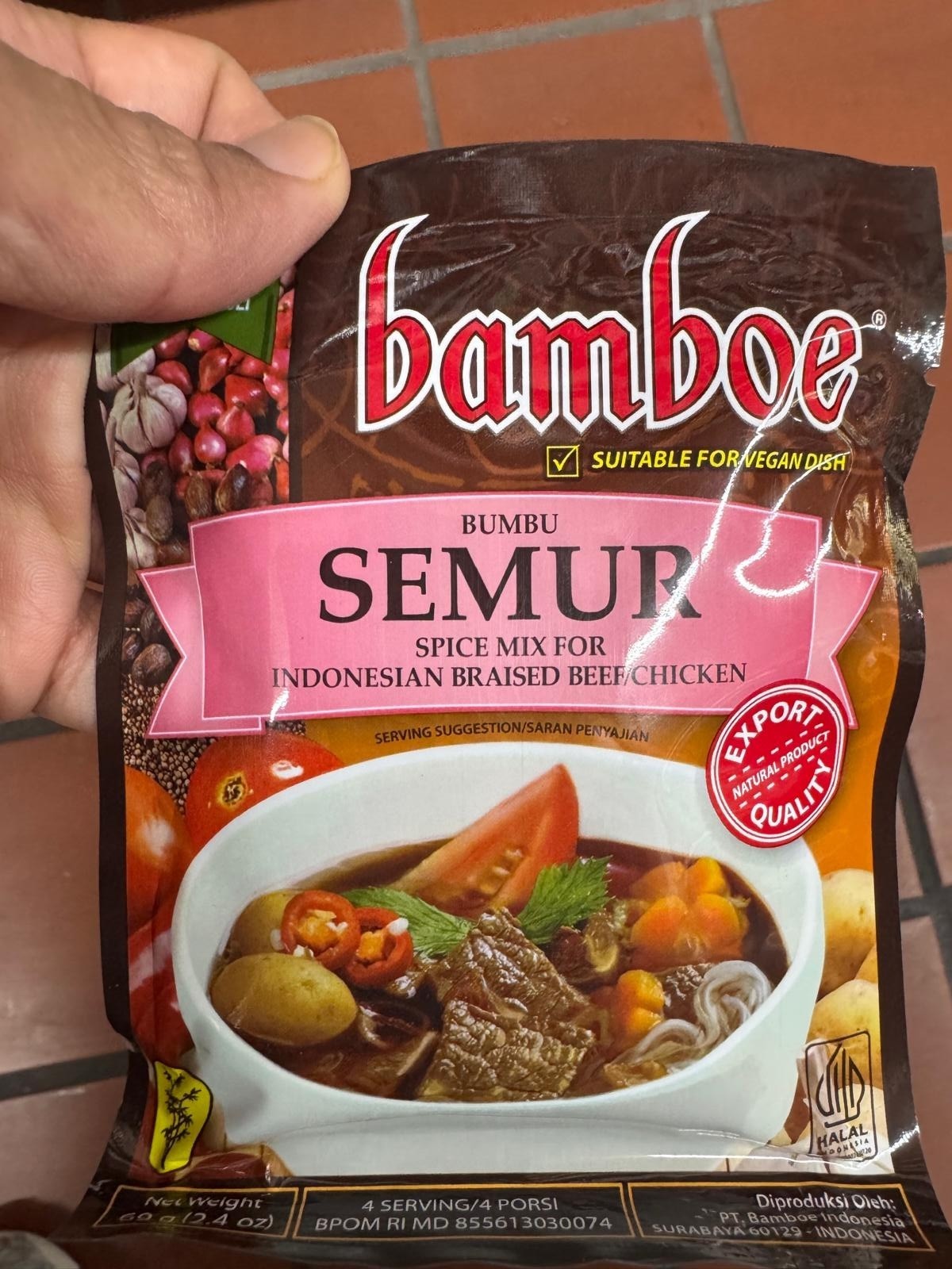 6 Pcs Bamboe Semur Indonesian Braised Beef/Chicken
