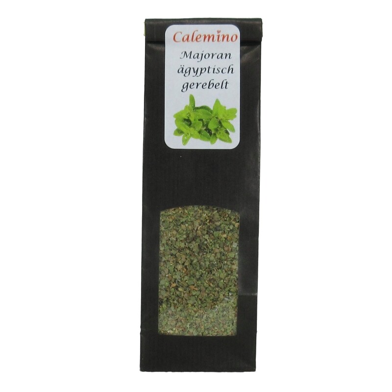 Calemino Egyptian Marjoram Rubbed 20g Mediterranean Cuisine, Ratatouille, Soups