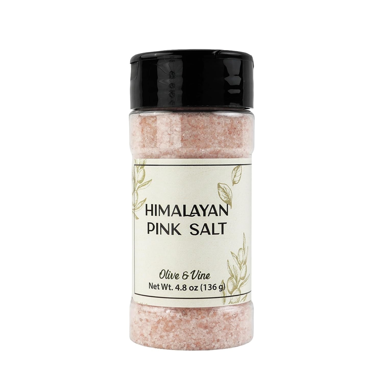 Authentic Himalayan Pink Salt in Reusable Shaker – 4.8 Ounce for Culinary Magic