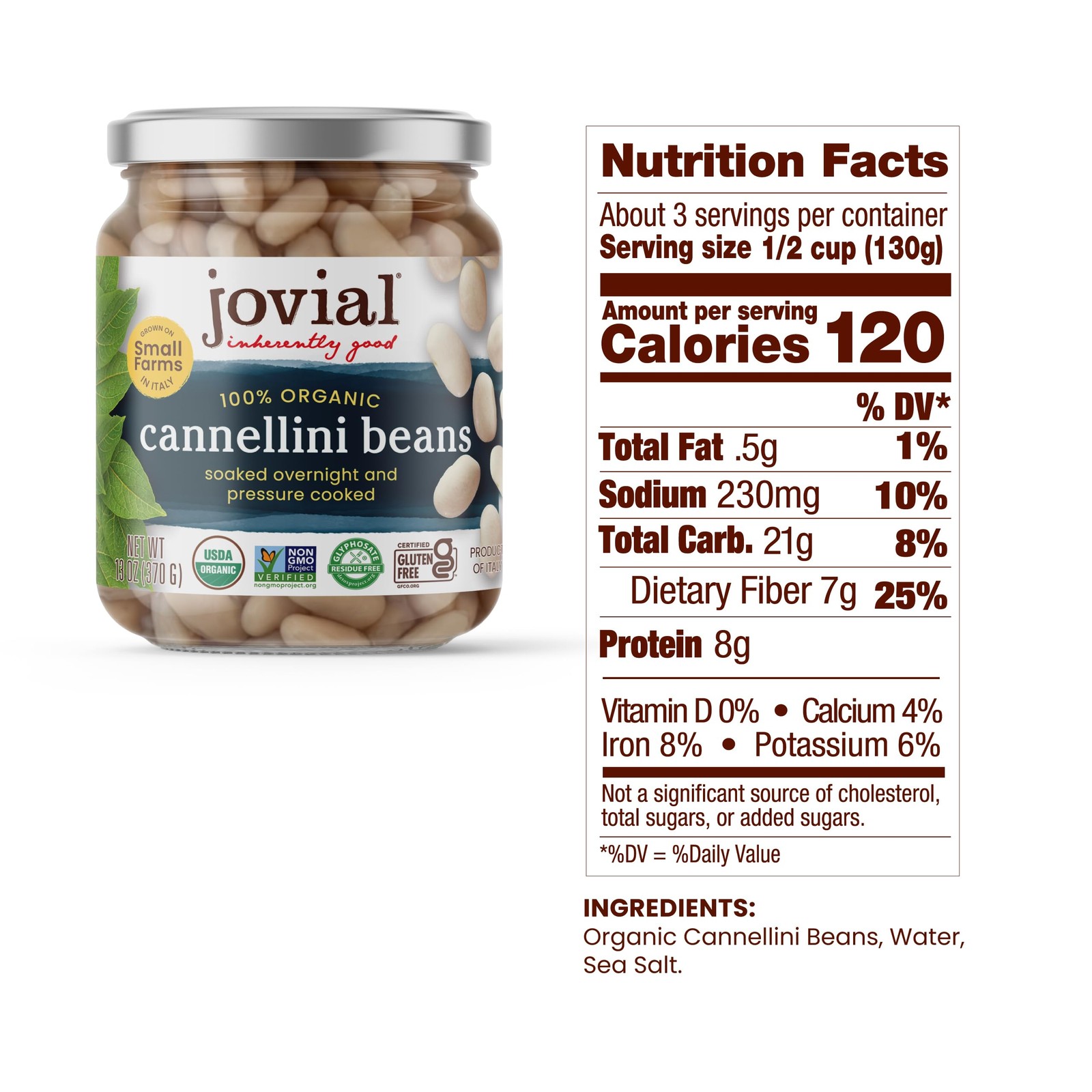 100% Organic Cannellini – Organic Cannellini, No Saturated Fat, Gluten Free, …