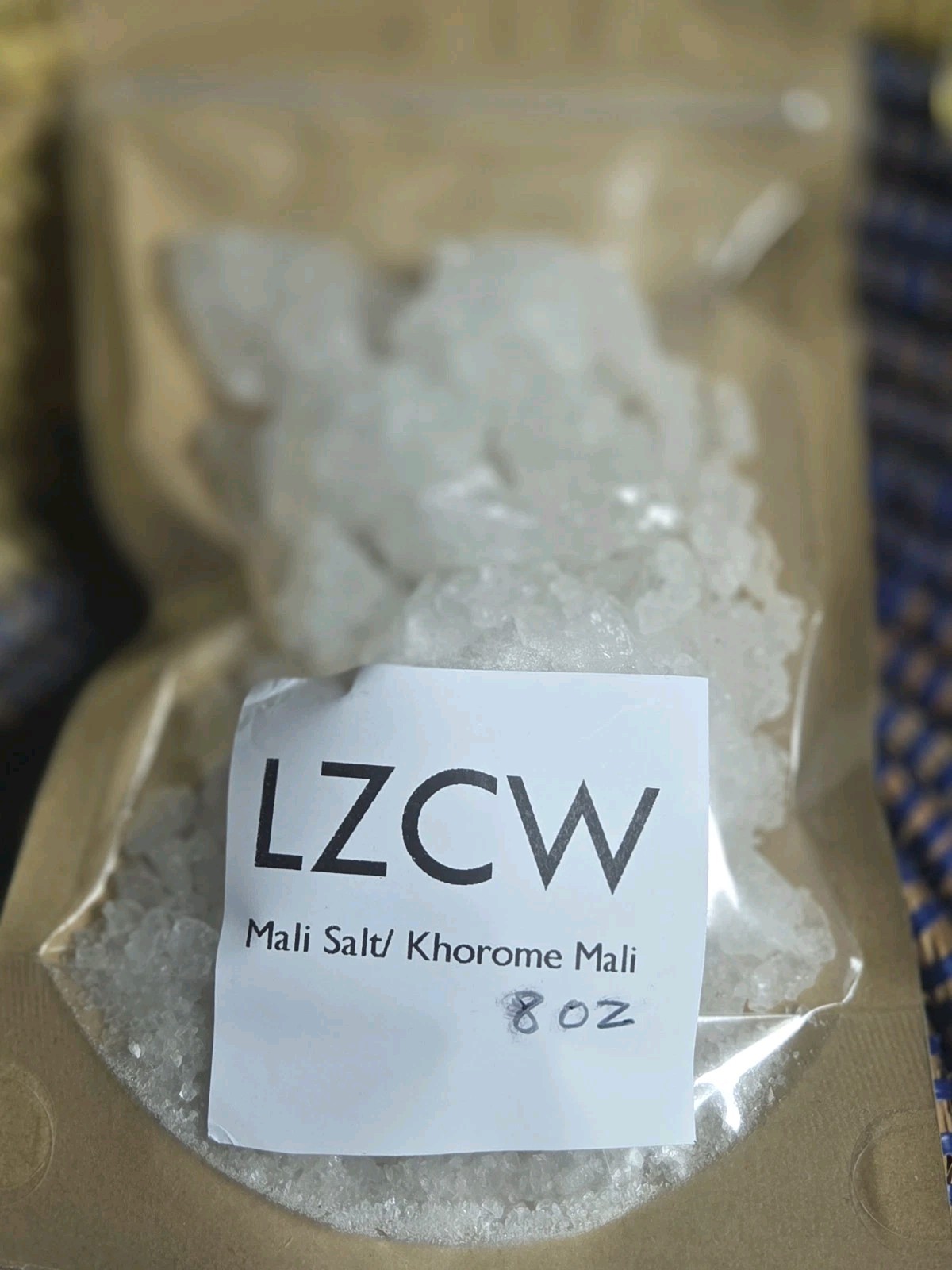 Mali Sea Salt , Khorom Mali Natural Unrefined-8oz