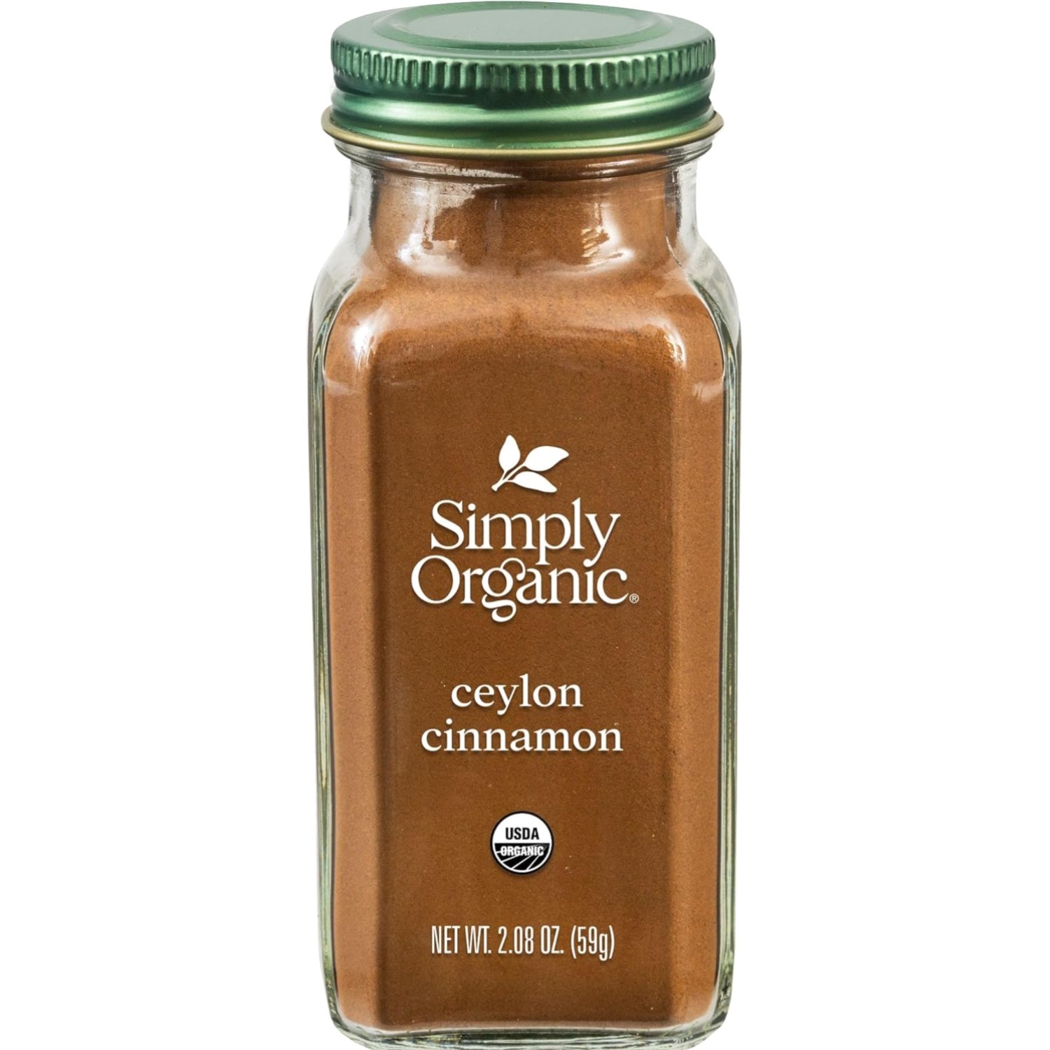 Ground Ceylon Cinnamon Organic Powder 2.08 Oz for Baking and Cooking
