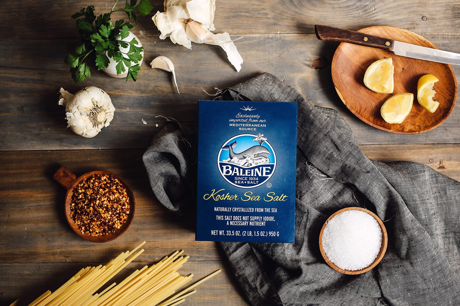 Kosher Sea Salt, 33.5oz