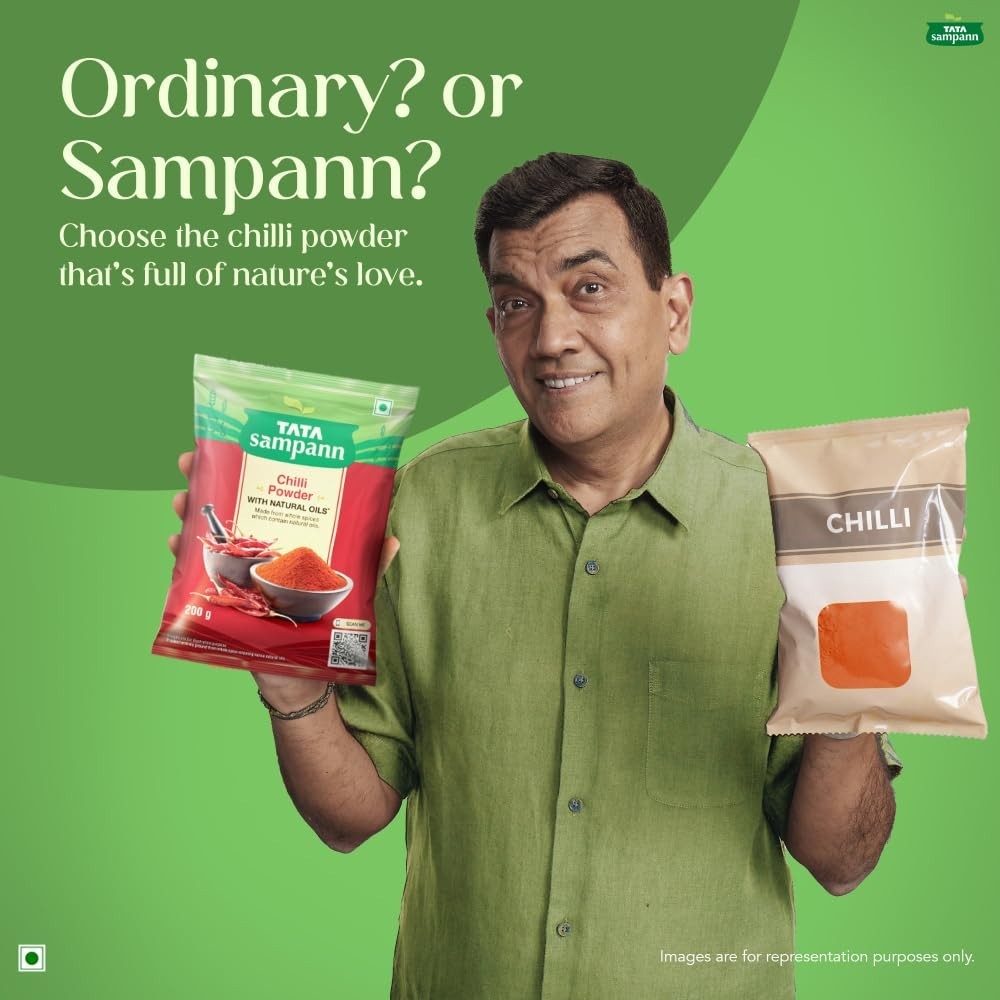 Tata Sampann Chilli Powder with Natural Oils, 200g, Lal Mirchi Powder