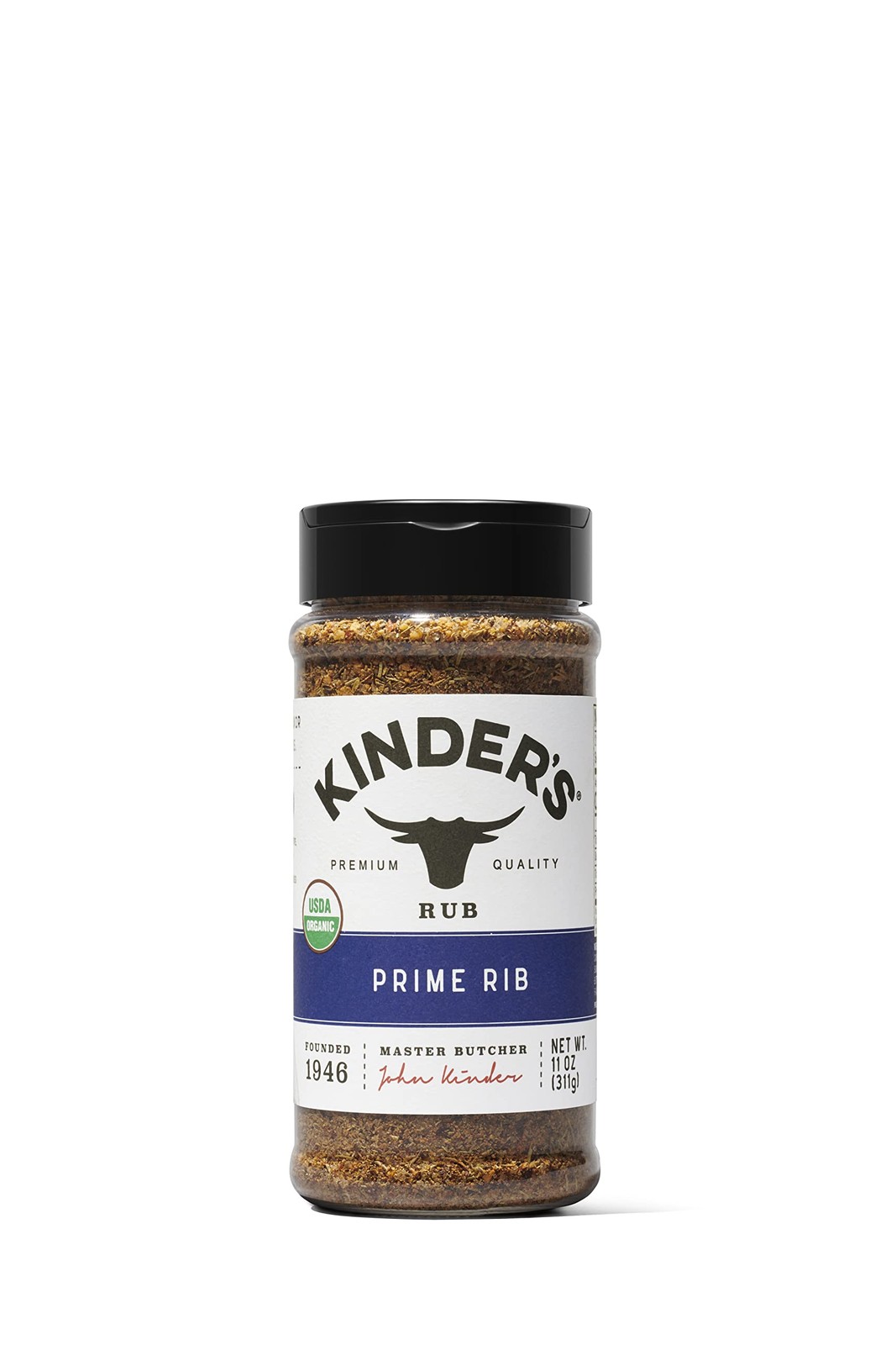 Kinder’s Organic Prime Rib Rub, Premium Quality 11 Ounce (Pack of 1)