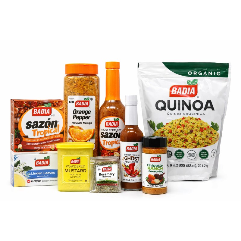 2x Badia Sazon Tropical Achiotea & Cor Spice Seasoning Pack Lot 6.75oz