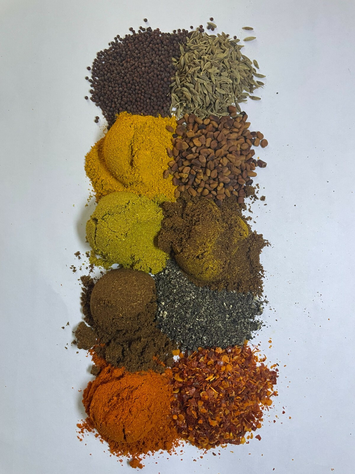 Ceylon Spicy Pack with 10 species Chilly, Turmeric, Curry Powder, etc. 375g
