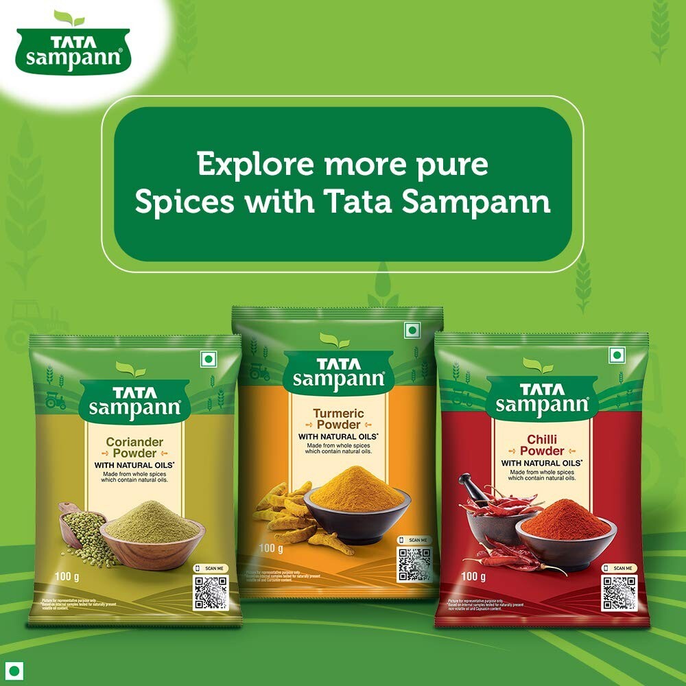 Tata Sampann Coriander Dhania Dhaniya Masala with Natural Oils 100 g, Free Ship