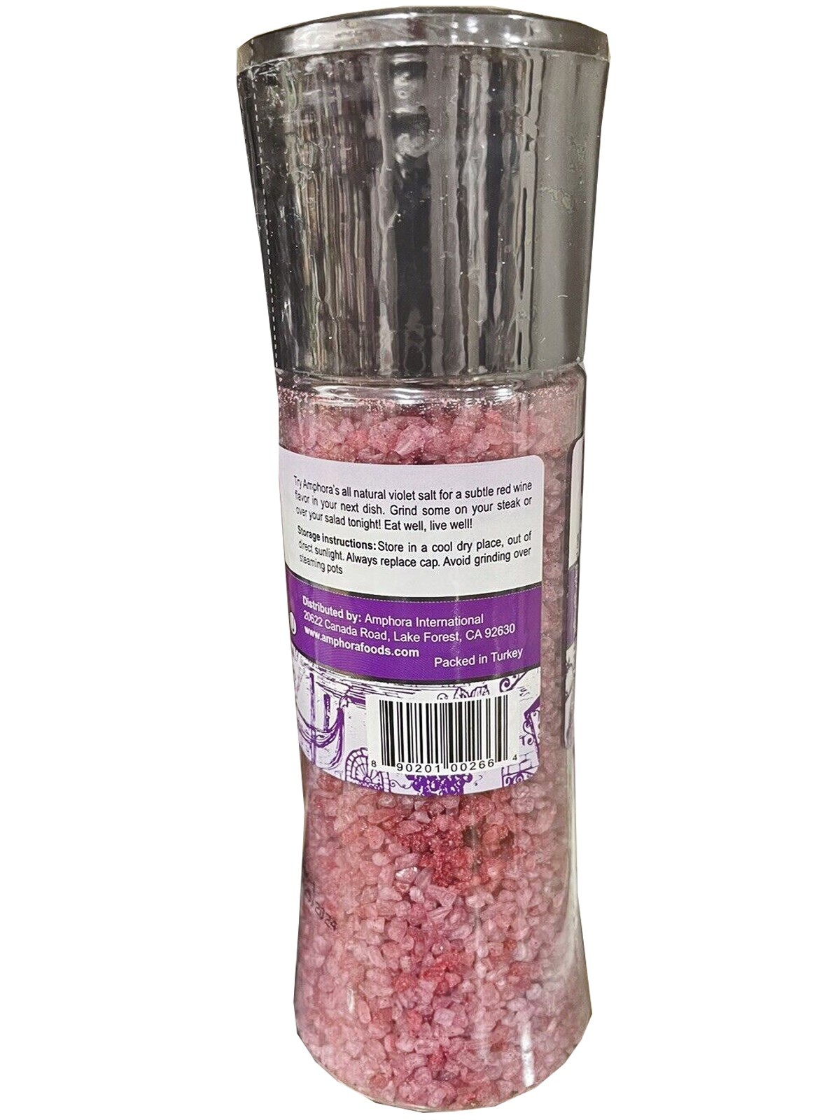 Violet Salt Amphora NET WT 12.52 oz