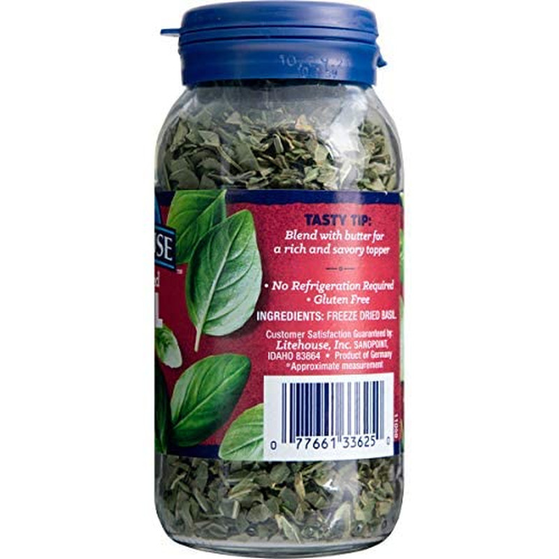 Freeze-Dried Herb Variety Gift Set, (Basil, Garlic, Oregano, Parsley, Red Onion,