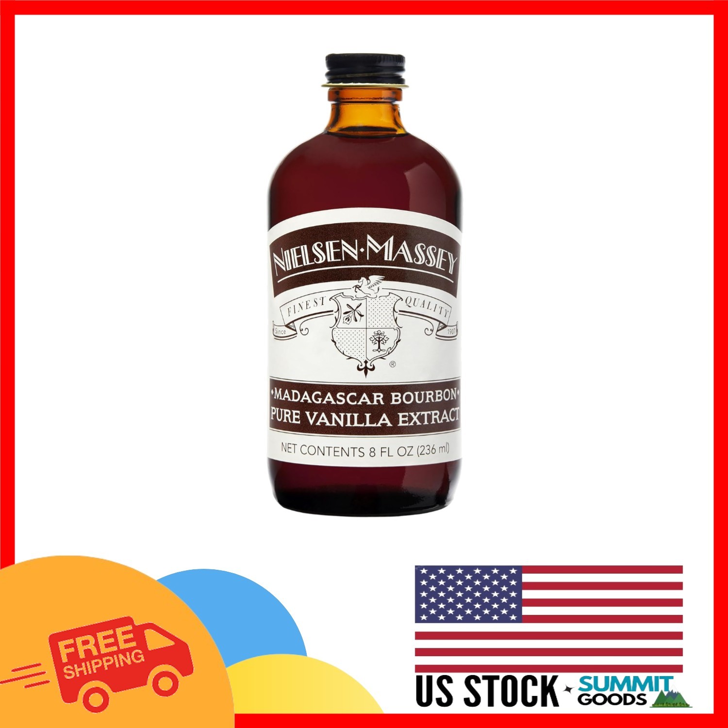 Madagascar Bourbon Vanilla Extract 8 Oz – Trusted by Chefs & Foodies