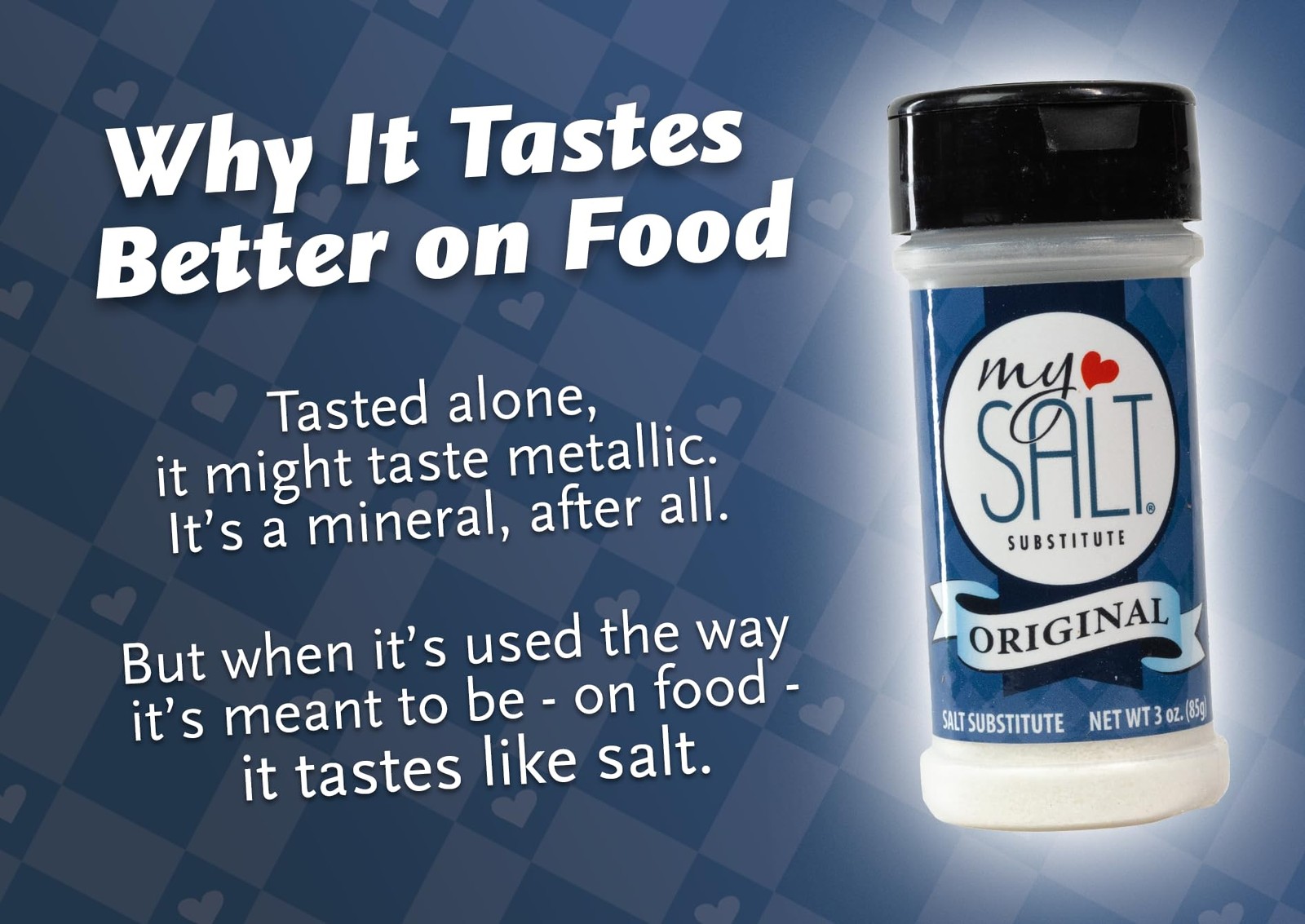 MySALT – Tastes Like Salt, Not a Substitute – Sodium-Free 3 Ounce (Pack of 1)