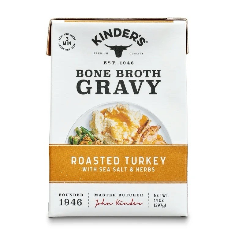 3 PACK- Kinder’s Roasted Turkey Bone Broth Gravy – 14 oz Exp 09/27