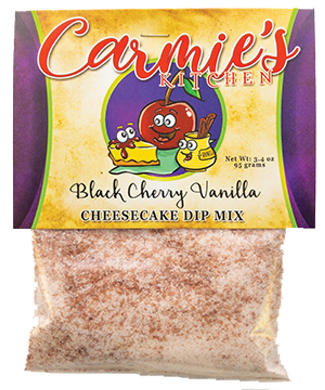 Carmie’s Kitchen Black Cherry Vanilla Cheesecake Dip Mix