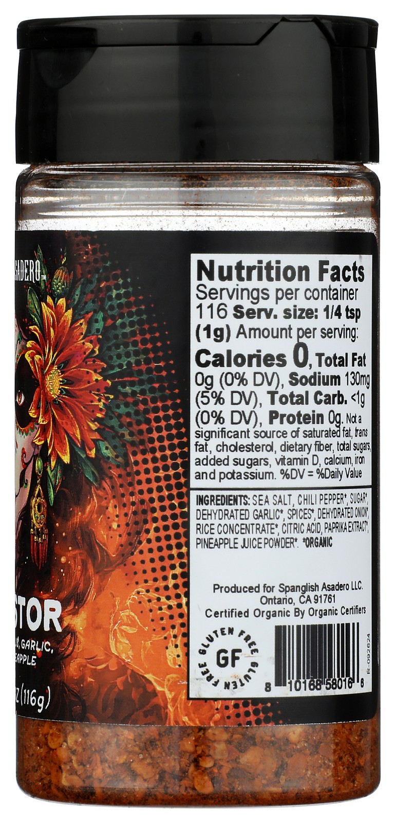 Organic Al Pastor Seasoning By Spanglish Asadero 4.1 Oz 6 Pack