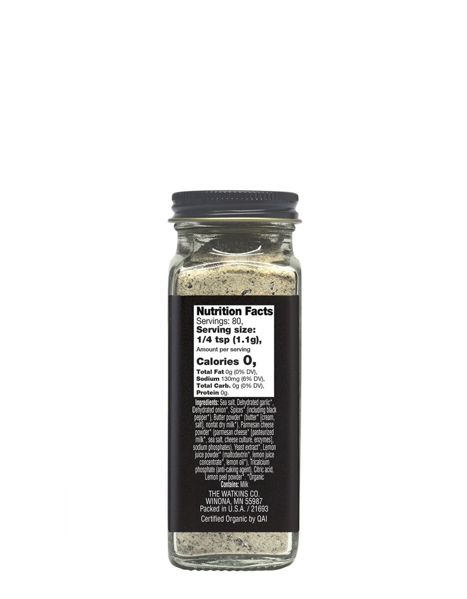 ORGANIC CRACKED PEPPERCORN PARMESAN SEASONING