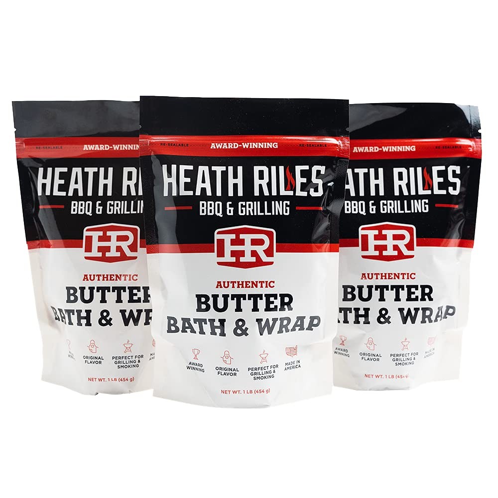 Heath Riles BBQ Butter Bath and Wrap, Champion 12 Ounce (Pack of 1), orange
