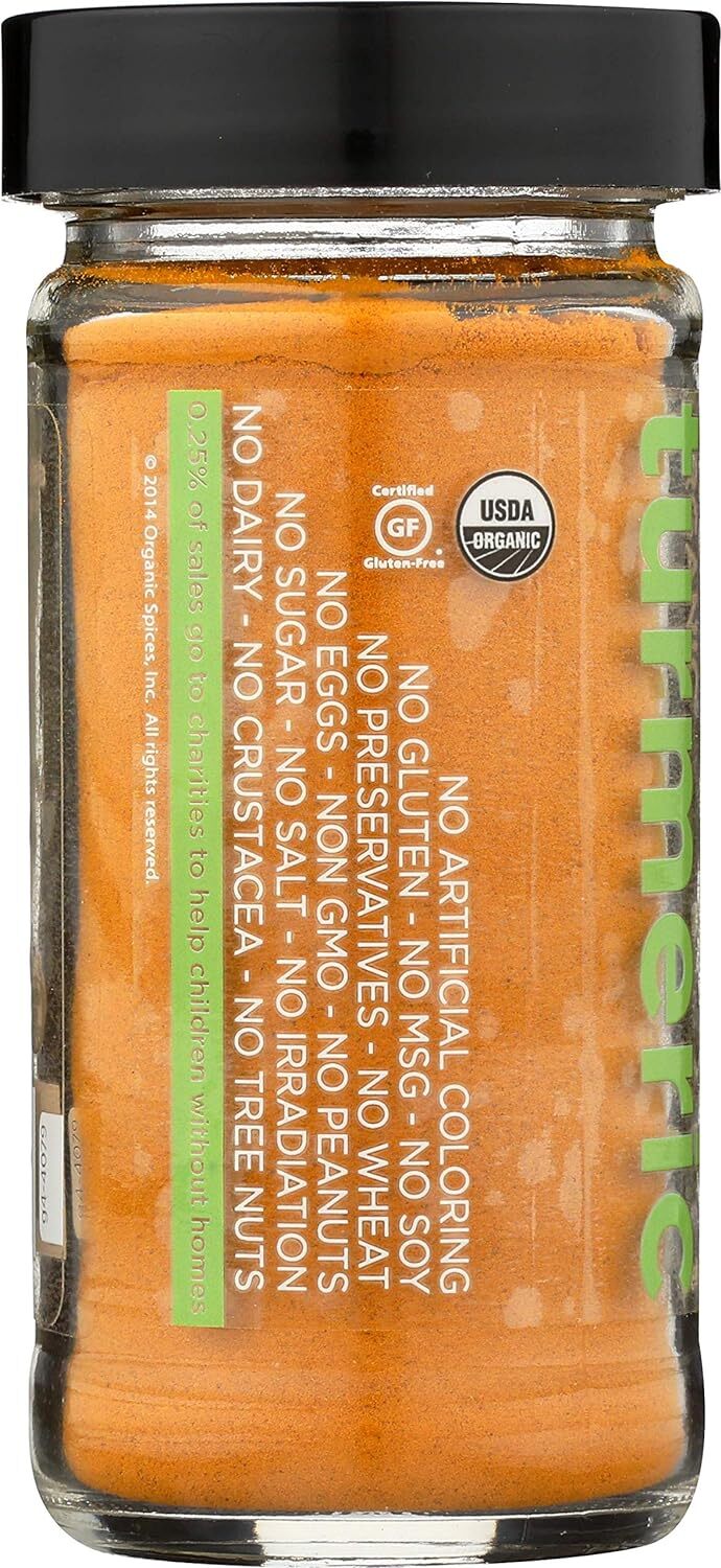 Spicely Organics Organic Turmeric 1.7 Oz
