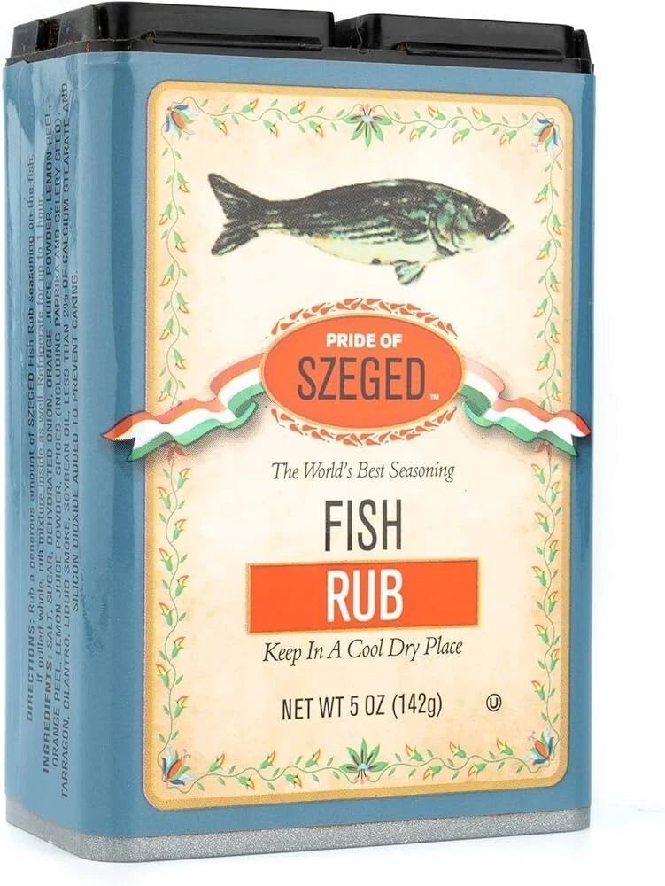 Pride of Szeged Fish Rub Seafood Herb Seasoning Spice Mix 5 oz NEW