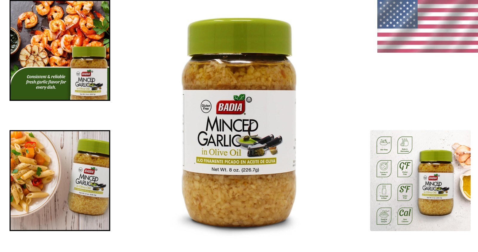Convenient 8oz Minced Garlic – Authentic Flavor for Effortless Cooking