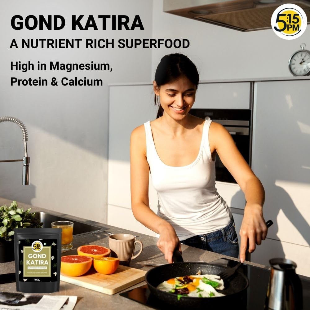 5:15 PM Gond Katira Pure Natural Edible Gum 250 g Pack Of 3 For Sweets Drinks