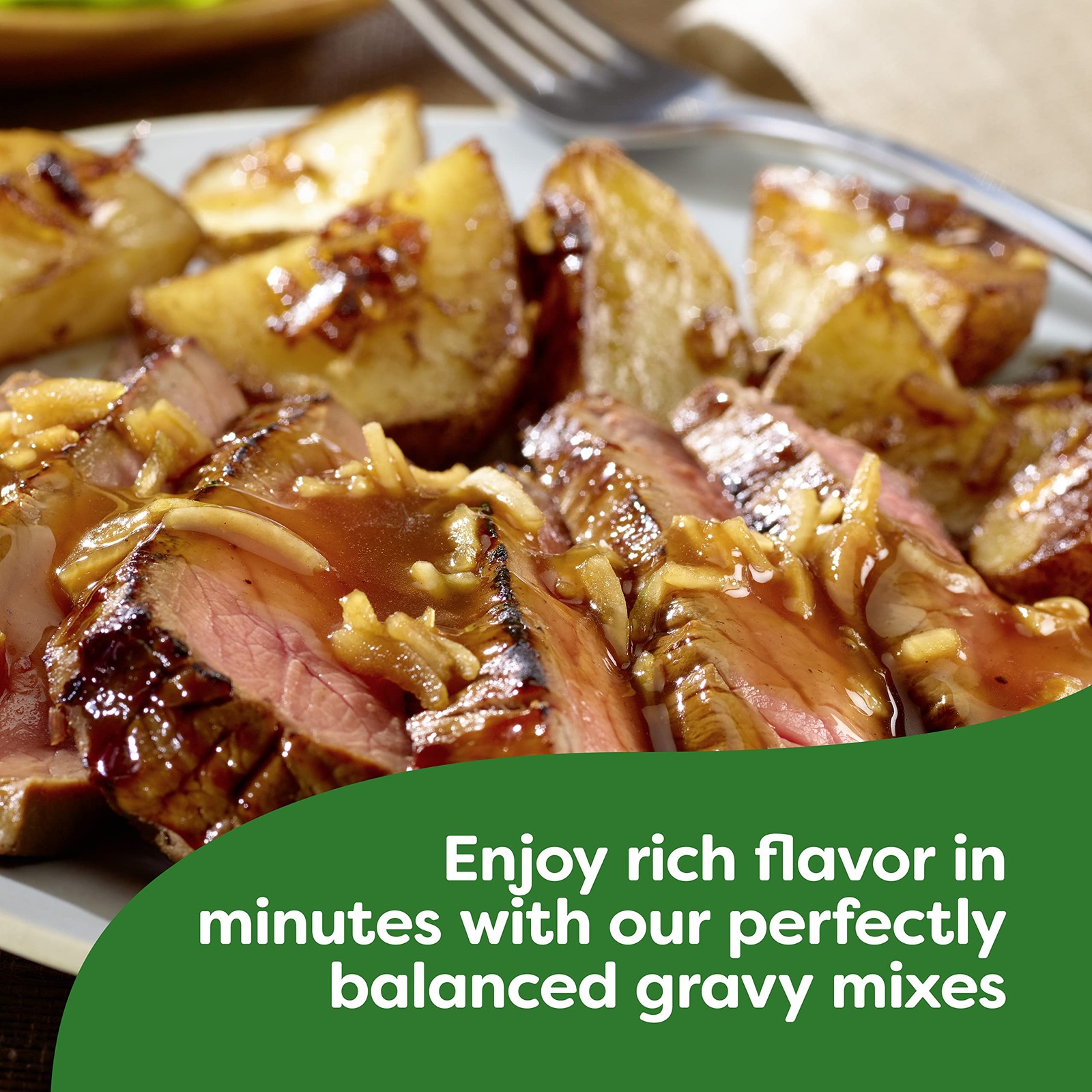 (Pack of 24) Knorr Mix Gravy Au Jus Natural Grocery Gravy Packet 0.6 Oz