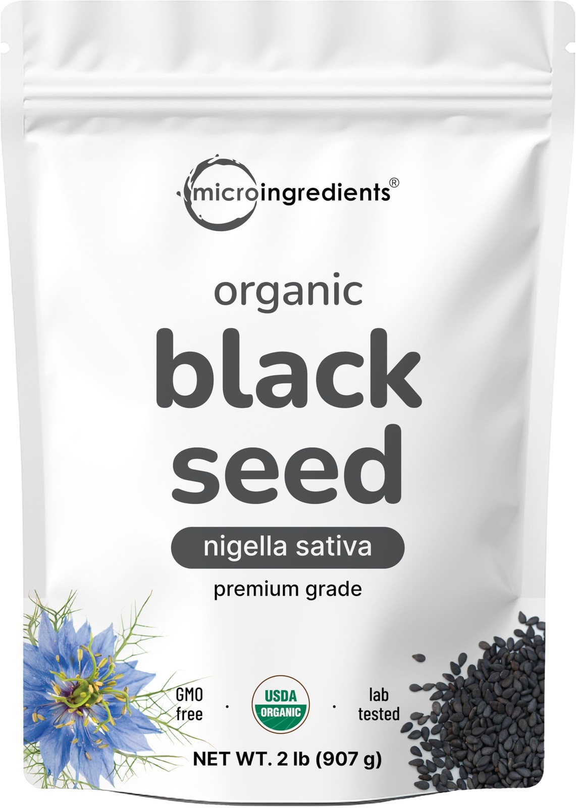 Organic Black Cumin Seed (Nigella Sativa), 2lbs | Premium 2 Pound (Pack of 1)