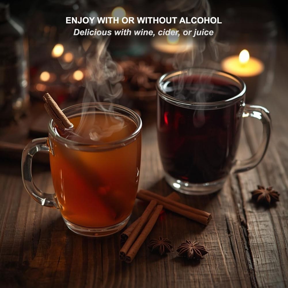 Mulled Wine and Cider Spice Blend Dried Fruits Cinnamon Star Anise Rose Petals