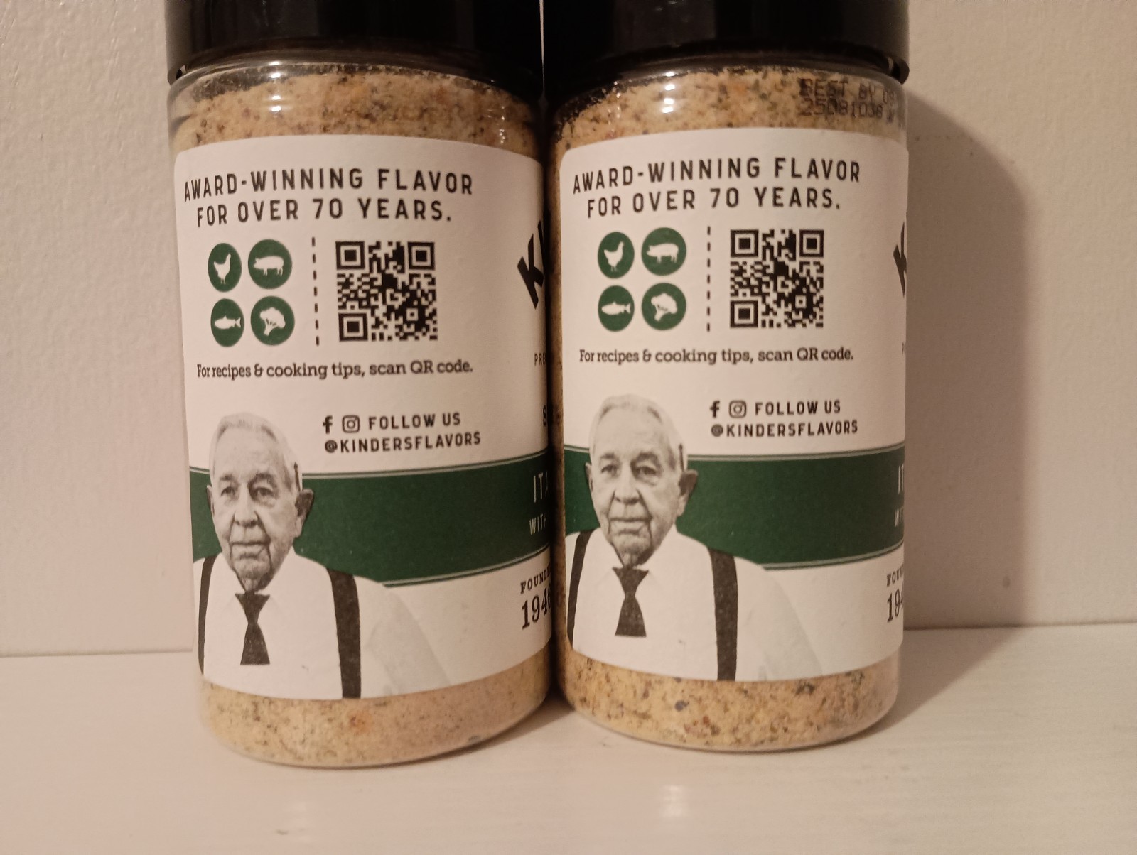 Kinder’s® Italian Chicken Seasoning 6.1 oz. (2 Pack) GLUTEN FREE ALWAYS FRESH