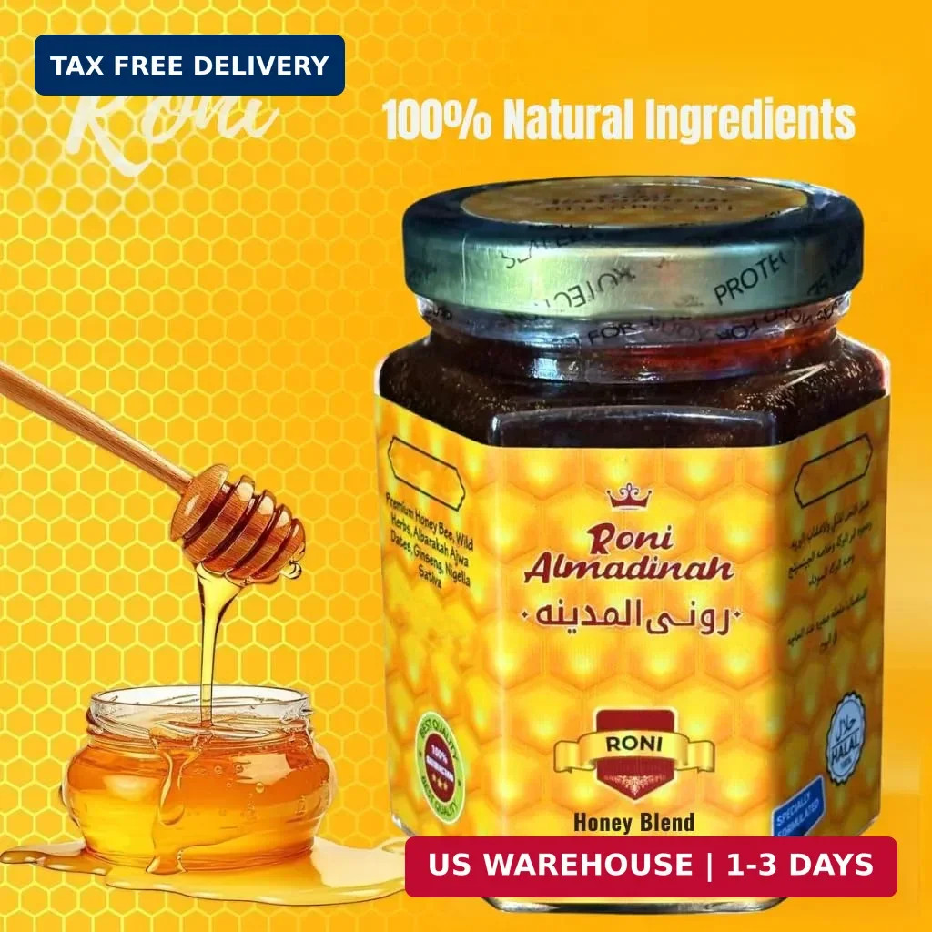 Roni Almadinah Extra Natural Honey Blend Flavor, 8 oz/