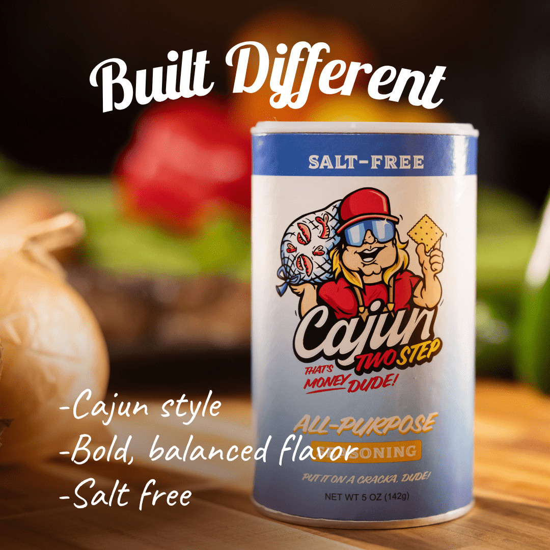 Salt-Free Cajun Style All-Purpose Seasoning 5 oz Free Shipping in 2 days