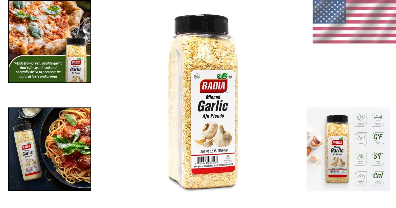 Savory All-Natural Garlic Minced – 1.5 lb, No Additives, Long Shelf Life