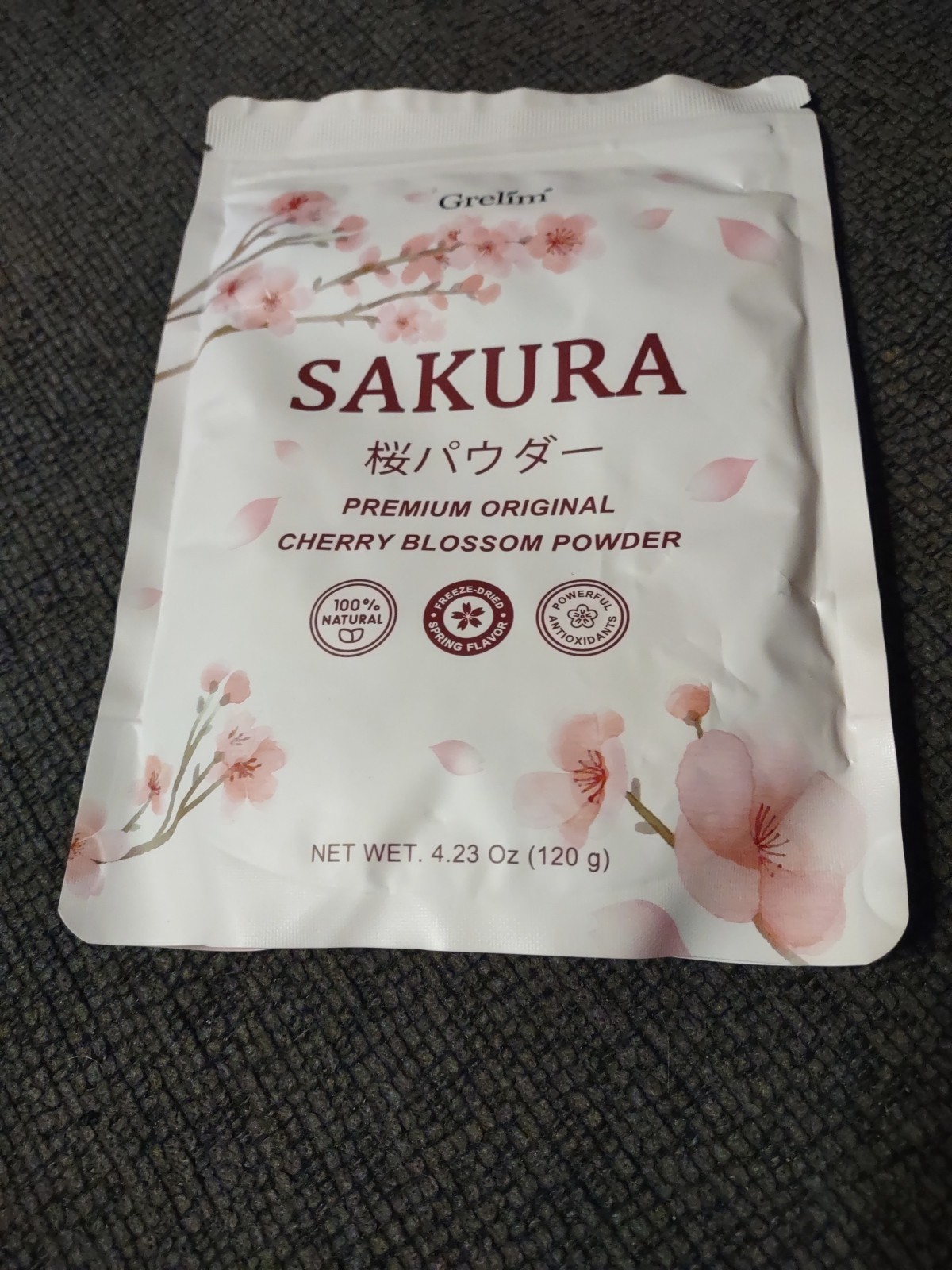Grelim Sakura Premium Original Cherry Blossom Powder 4.23 oz EXP 12/2027